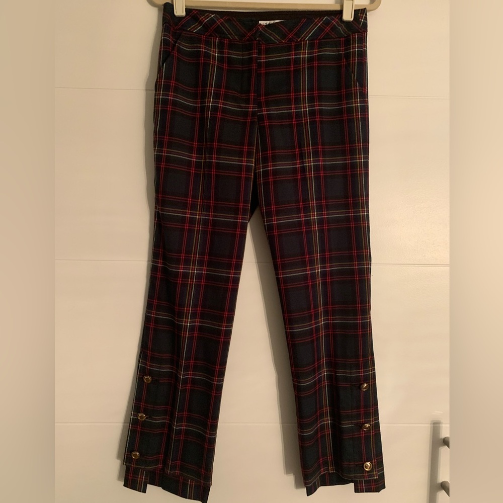 Trina Turk plaid pants! Sz 4, never worn!